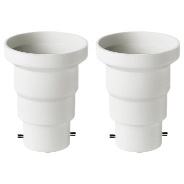 KOPPLA, προσαρμογέας λαμπτήρα από B22 σε E27, 2 τεμ., 902.956.15