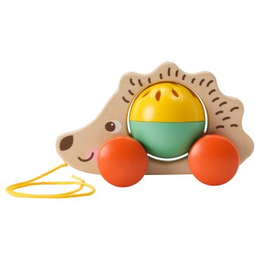 UPPSTÅ, pull toy/hedgehog, 905.046.66