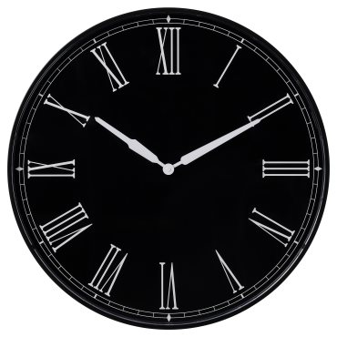 DRABBLING, wall clock, 52 cm, 905.064.15