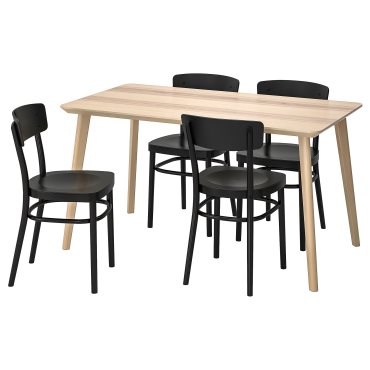 LISABO/IDOLF, table and 4 chairs, 991.614.85
