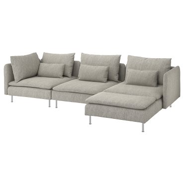 SÖDERHAMN, 4-seat sofa with chaise longue, 993.058.27