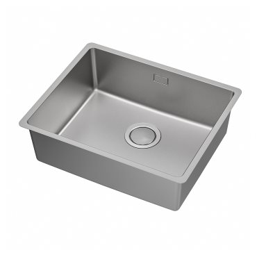 VRESJÖN, inset sink 1 bowl, 54x44 cm, 994.257.21