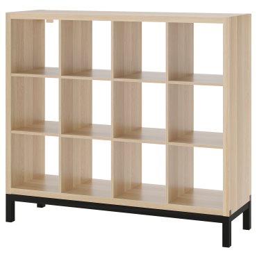KALLAX, shelving unit with underframe, 147x129 cm, 994.427.11