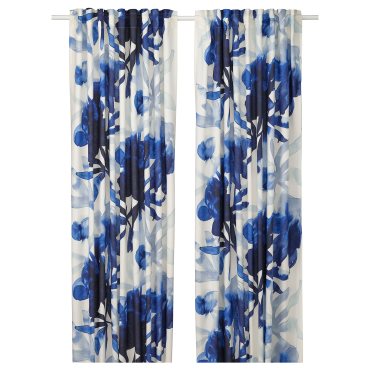 SKOGSNÄSSLA, curtains with heading tape 1 pair, 145x280 cm, 006.276.24