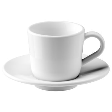 IKEA 365+, Φλυτζάνι και πιατάκι για εσπρέσσο, 102.834.09