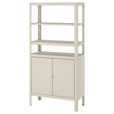 KOLBJÖRN, shelving unit with cabinet, 192.916.45