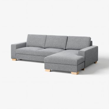 SÖRVALLEN, 3-seat sofa with chaise longue/right, 193.041.48