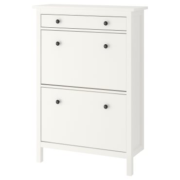 HEMNES, shoe cabinet with 2 compartments, 201.695.59