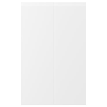 VOXTORP, 2-piece door for corner base cabinet set/left-hand matt, 25x80 cm, 202.731.84