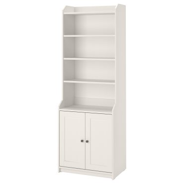 HAUGA, high cabinet with 2 doors, 70x199 cm, 204.150.46