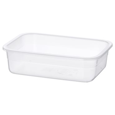 IKEA 365+, δοχείο αποθήκευσης τροφίμων ορθογώνιο/πλαστικό, 1.0 l, 403.591.48