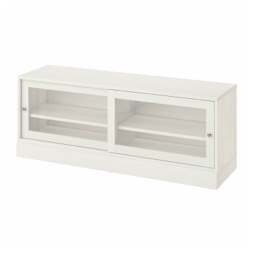 HAVSTA, TV bench with plinth, 160x47x62 cm, 404.803.71