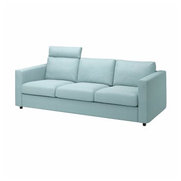 VIMLE, 3-seat sofa with headrest, 493.990.55