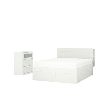 BRIMNES, bedroom furniture/set of 2, 160x200 cm, 494.833.94