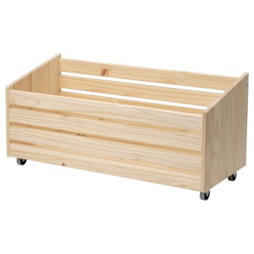 IVAR, storage box on wheels, 78x30 cm, 504.845.09