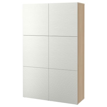 BESTÅ, storage combination with doors, 120x42x193 cm, 590.715.14