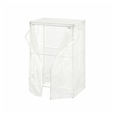 JOSTEIN, shelving unit with cover/in/outdoor/wire, 61x41x90 cm, 594.369.34