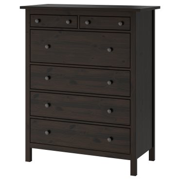 HEMNES, Συρταριέρα με 6 συρτάρια, 602.392.68