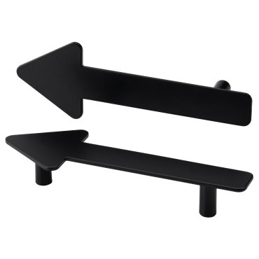 JÄRNSPARV, handle 141 mm, 2 pack, 604.461.21