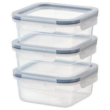 IKEA 365+, food container 3 pack, 750 ml, 604.521.74