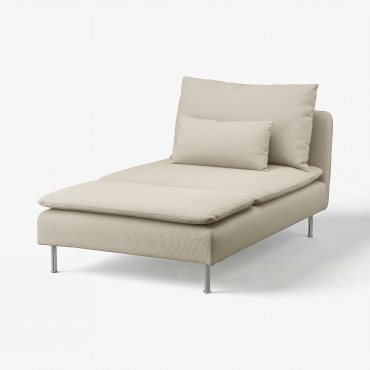 SÖDERHAMN, cover for chaise longue, 605.190.04