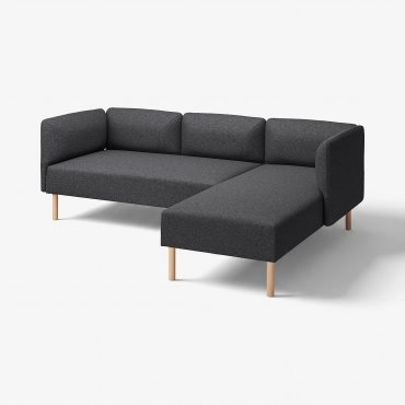 LILLEHEM, 3-seat modular sofa with chaise longue, 695.682.93