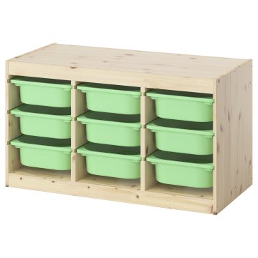 TROFAST, storage combination with boxes, 93x44x52 cm, 695.748.59