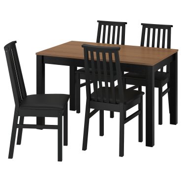 ÅLHULT / ÅLHULT, table and 4 chairs, 120/170x80 cm, 696.100.89