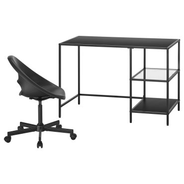 VITTSJÖ/ELDB, desk and chair, 696.172.98