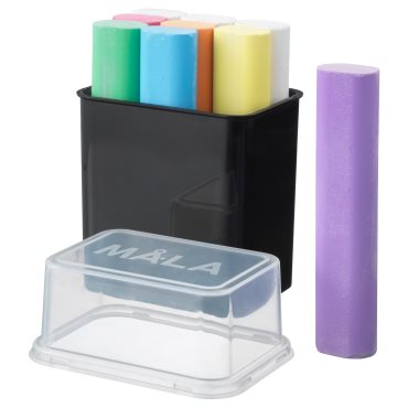 MÅLA, chalks, 9 pack, 701.933.21