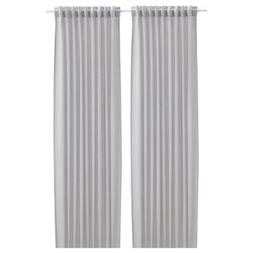 FJÄDERMOTT, curtains 145x300 cm, 1 pair, 705.045.87