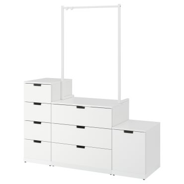 NORDLI, chest of 8 drawers, 160X192 cm, 792.953.77