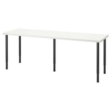LAGKAPTEN/OLOV, desk, 200x60 cm, 794.176.04