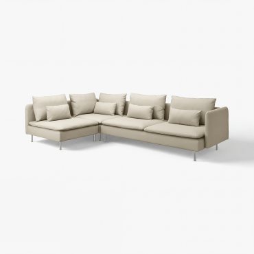 SÖDERHAMN, corner sofa, 4-seat with open end, 794.496.62
