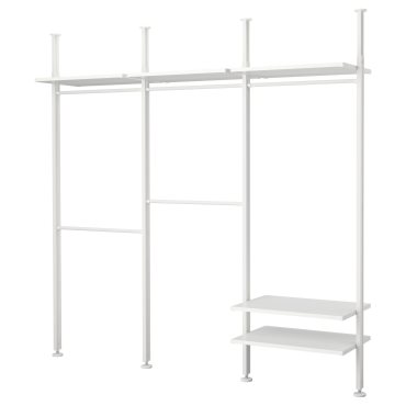 ELVARLI, wardrobe combination, 258x51x222-350 cm, 991.573.70