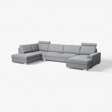 SÖRVALLEN, corner sofa 5-seat with chaise longue/right, 993.147.80