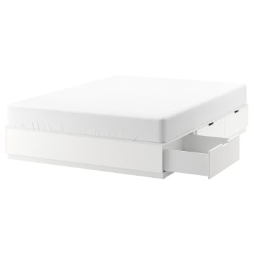 NORDLI, bed with storage, 160x200 cm, 003.498.49