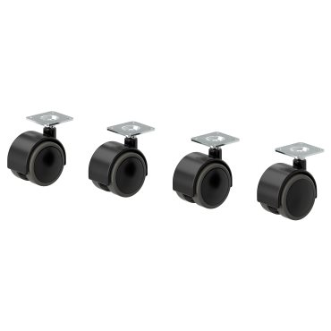 ALEX, castor 50 mm, 4 pack, 104.806.07