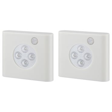 OLEBY, wardrobe lighting with sensor, 2 pack, 204.485.94
