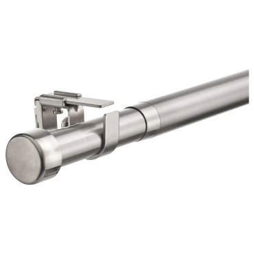 BEKRÄFTA, curtain rod set, 120-210 cm 28 mm, 204.896.93