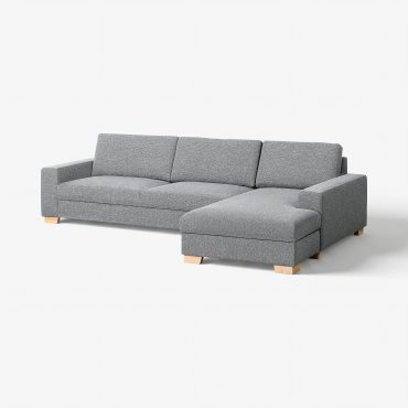 SÖRVALLEN, 4-seat sofa with chaise longue/right, 293.147.88