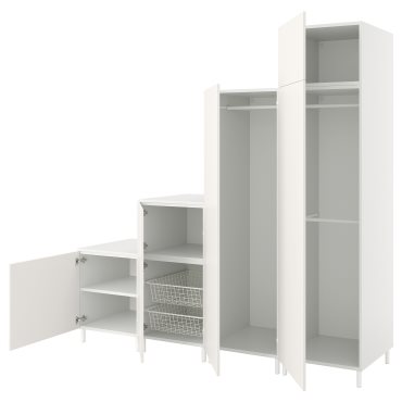 PLATSA, wardrobe with 6 doors, 240x57x231, 394.253.52