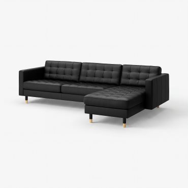 LANDSKRONA, 4-seat sofa with chaise longue, 490.324.10