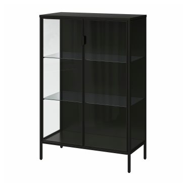 RUDSTA, glass-door cabinet, 80x37x120 cm, 504.501.37