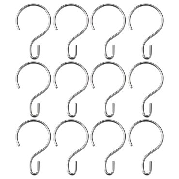 RUDSJÖN, shower curtain ring, 12 pack, 504.660.15