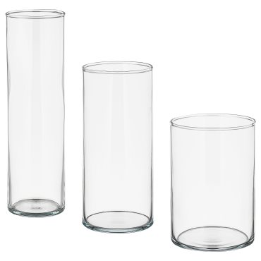 CYLINDER, Βάζο, σετ 3τεμ., 601.750.92