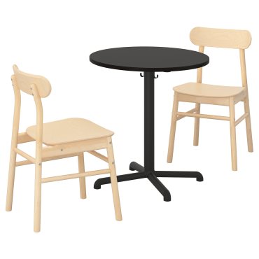 STENSELE/RONNINGE, table and 2 chairs,  70 cm, 692.971.26