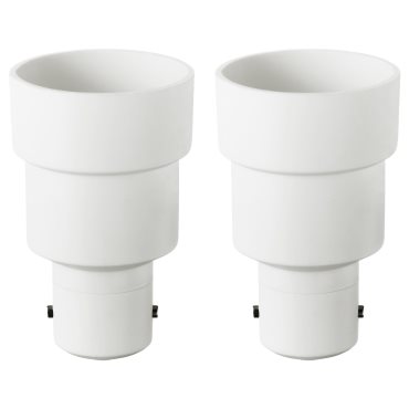 KOPPLA, B15 to E14 bulb converter, 2 pack, 702.965.74