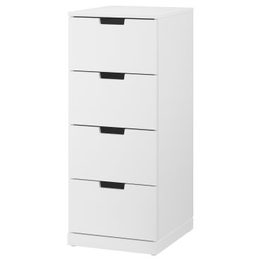 NORDLI, chest of 4 drawers, 40x99 cm, 792.398.43