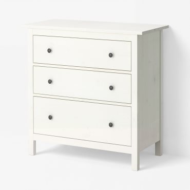 HEMNES, συρταριέρα με 3 συρτάρια, 804.247.45